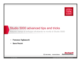 Studio 5000 advanced tips and tricks