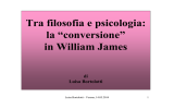 la “conversione” in William James