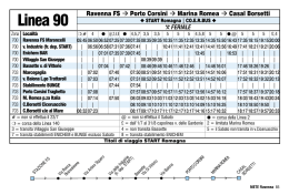 Linea 90 Ravenna FS → Porto Corsini → Marina Romea → Casal