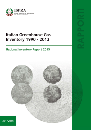 Italian Greenhouse Gas Inventory