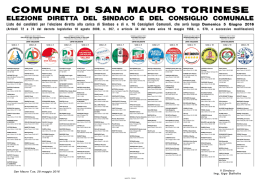 scarica il manifesto - Comune di San Mauro Torinese