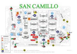 La Mappa dell`ospedale San Camillo