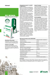 FG roMa - Fornaci Calce Grigolin SpA