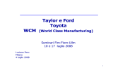 Taylor e Ford Toyota - torino nord ovest / blog