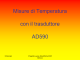 Misura di temperatura con AD590