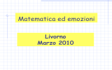 Matematica ed emozioni - Dipartimento di Matematica