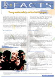 Young worker safety - advice for employers