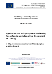 Approaches and Policy Responses Addressing Young People not in