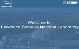 Welcome to Lawrence Berkeley National Laboratory