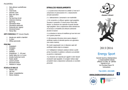 volantino palestra - Energy sport a Valmadrera (LECCO)