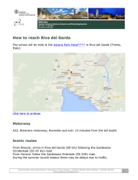 How to reach Riva del Garda