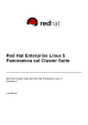 Red Hat Enterprise Linux 5 Panoramica sul Cluster Suite