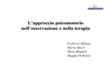 L`approccio psicomotorio nell`osservazione e nella terapia F. Milana