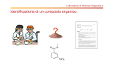Identificazione di un composto organico: