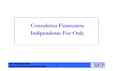 Consulenza Finanziaria Indipendente Fee-Only