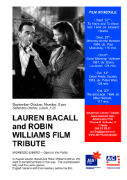LAUREN BACALL and ROBIN WILLIAMS FILM