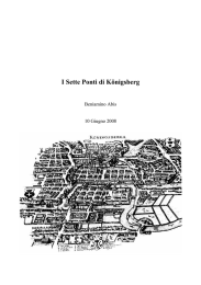 I Sette Ponti di Königsberg (Beniamino Abis)