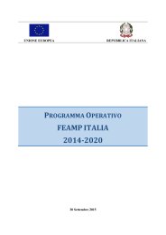 programma operativo feamp italia 2014-2020