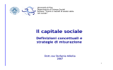 Il capitale sociale - Teorie e metodi di analisi delle reti sociali e del