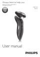 User manual - Rasoio elettrico