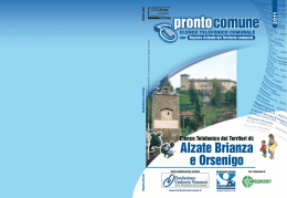 Registro Aziende Alzate Brianza e Orsenigo Edizione 2011