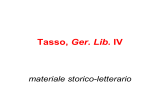 Tasso, Ger. Lib. IV - Liceo Salesiano Valsalice
