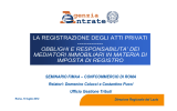 Registrazione atti privati - Direzione regionale Lazio