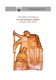 centri giugno 2012 - Chiesa Cattolica Italiana