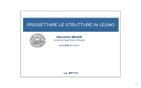 Strutture in Legno - Ingegneria Civile, Architettura, Territorio e