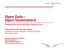 Open Data - Open Government