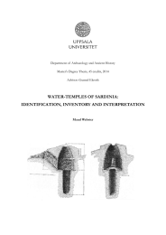 water-temples of sardinia: identification, inventory and