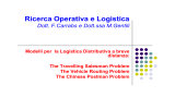 Ricerca Operativa e Logistica