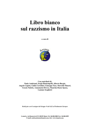 Libro bianco sul razzismo in Italia
