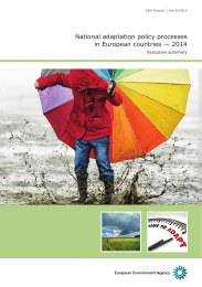 National adaptation policy processes across European countries