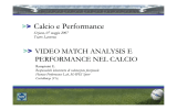 video match analysis e performance nel calcio