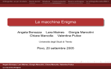 La macchina Enigma - Università degli Studi di Trento