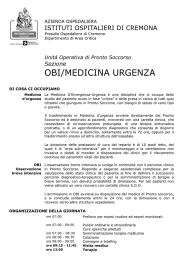 obi/medicina urgenza - Istituti Ospitalieri Cremona