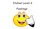 Italian Level 2 Feelings