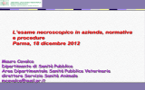 Diapositiva 1 - Ordine dei Medici Veterinari della Provincia di Parma