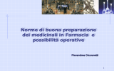 Norme di Buona Preparazione dei Medicinali in Farmacia (FU XI)