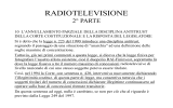radiotelevisione 2° parte - Appunti di Scienze della Comunicazione