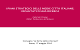 I piani strategici delle città italiane: contesti, intenzioni
