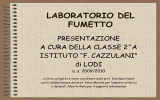 laboratorio del fumetto - Istituto Comprensivo Lodi V – `F. Cazzulani`