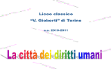 Presentazione di PowerPoint - Liceo Classico V. Gioberti