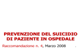 PREVENZIONE DEL SUICIDIO DI PAZIENTE IN OSPEDALE