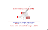 “La Scienza nelle Scuole” EEE Extreme Energy Events.