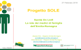 Progetto SOLE - Trentino Salute