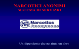 Il nostro sistema di servizio - Narcotici Anonimi