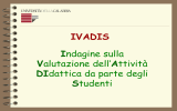 materiale indagine IVADIS - Incontro con la Dott.ssa Laurita