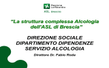 La struttura complessa Alcologia dell`ASL di Brescia